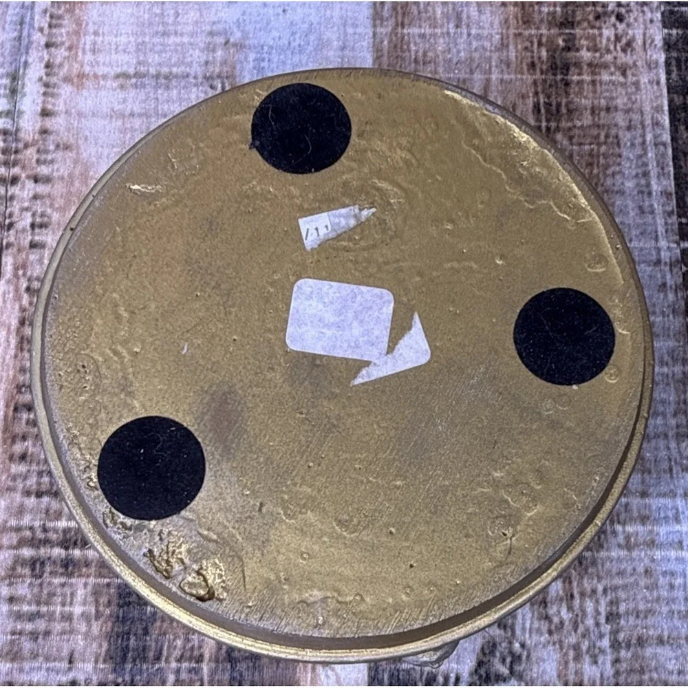 Vintage 3D Sun Face Trinket Jewerly Box